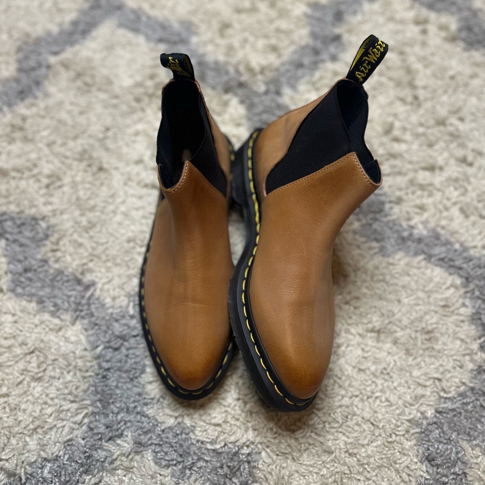 Dr. Martens Brown Bianca Chelsea Boots